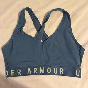 Blue Under Armour Spirts Bra Blue Medium